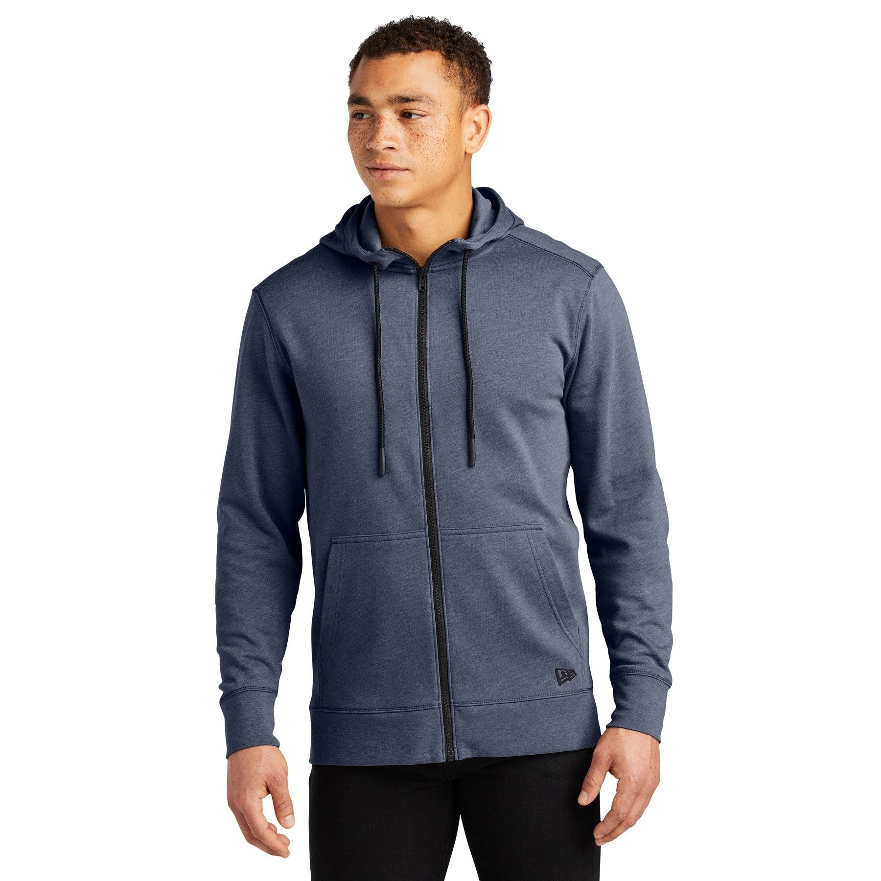 New Era-New Era ® Tri-Blend Fleece Full-Zip HoodieNEA511-MedTech-4